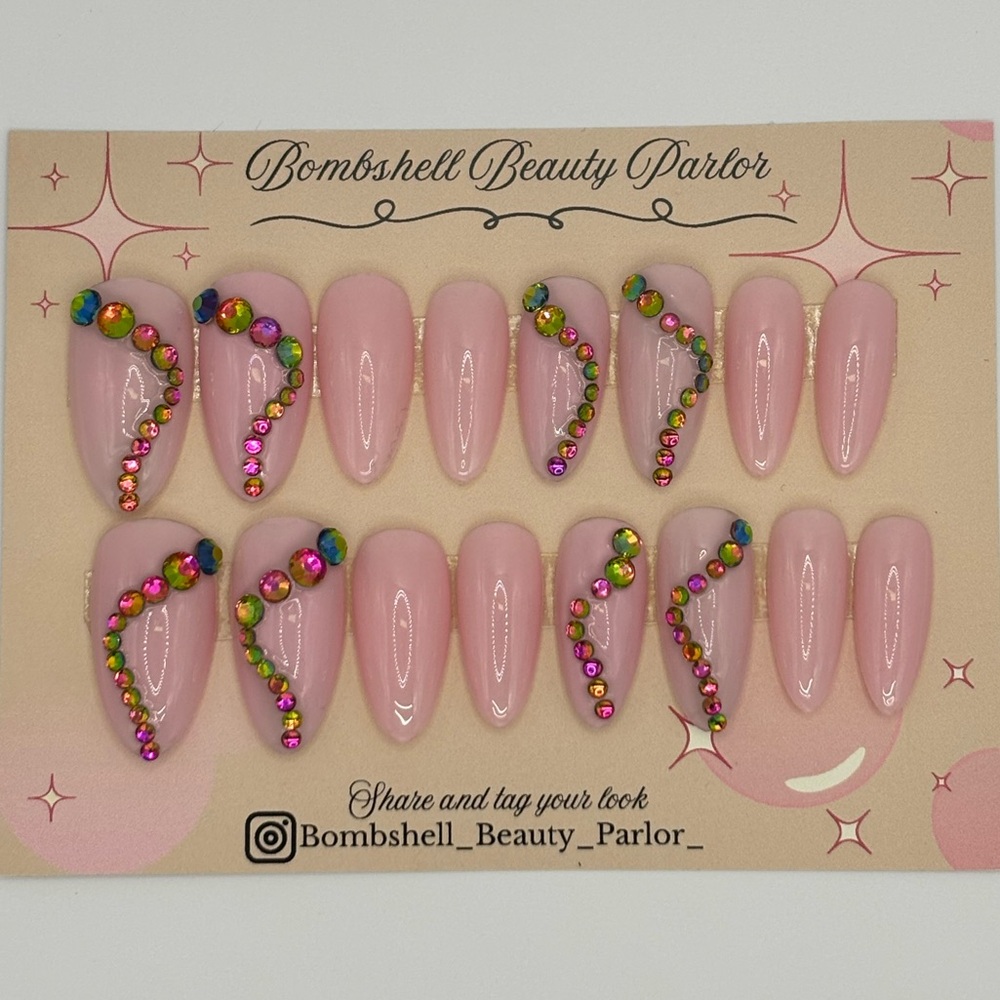 Beautiful Handmade Custom Press Ons Small/Medium